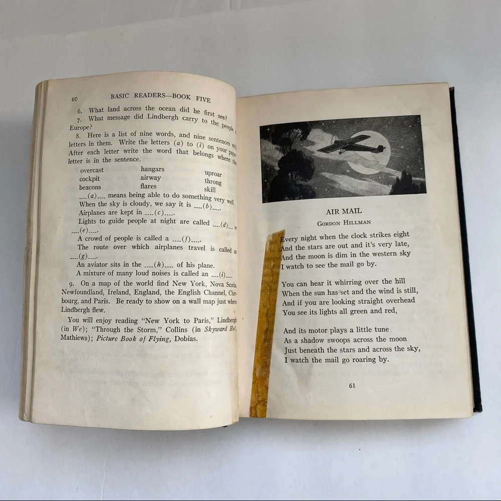 Vintage Basic Readers Book Five 1931 Elson-Gray Primer